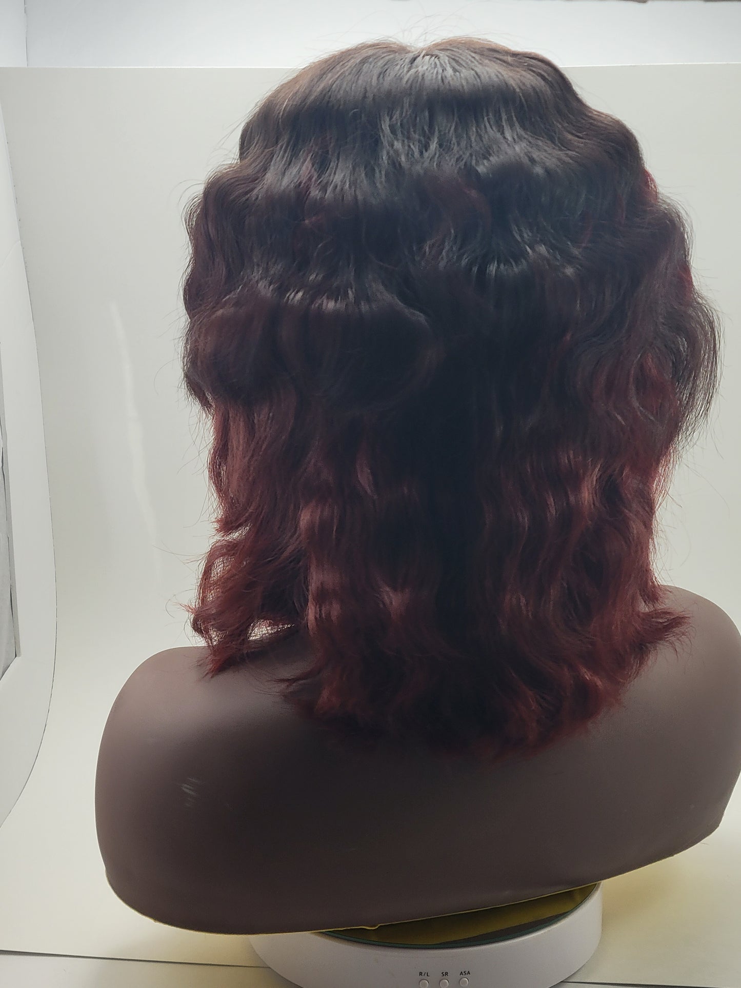 Matifa, 5x5 Closure Wig Straight Ombre Brunette Glueless Human Hair Wig 16-24 Inch